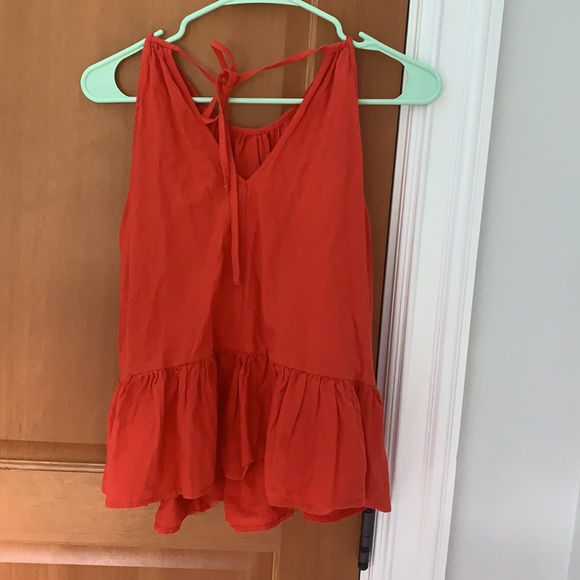 Red/coral tank top ASOS - Picture 2 of 3
